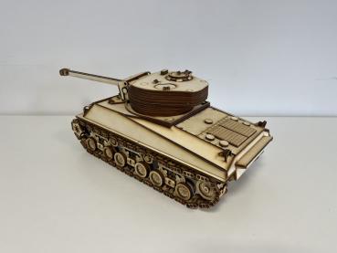 M4 Sherman Panzer als 3D Großmodell - Heckansicht